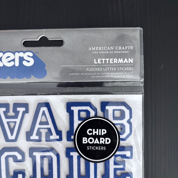 Varsity - Bundle of Scrapbooking Paper and Stickers - Picture 4 of 9